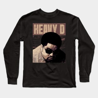 HEAVY D // Brown Vintage Long Sleeve T-Shirt